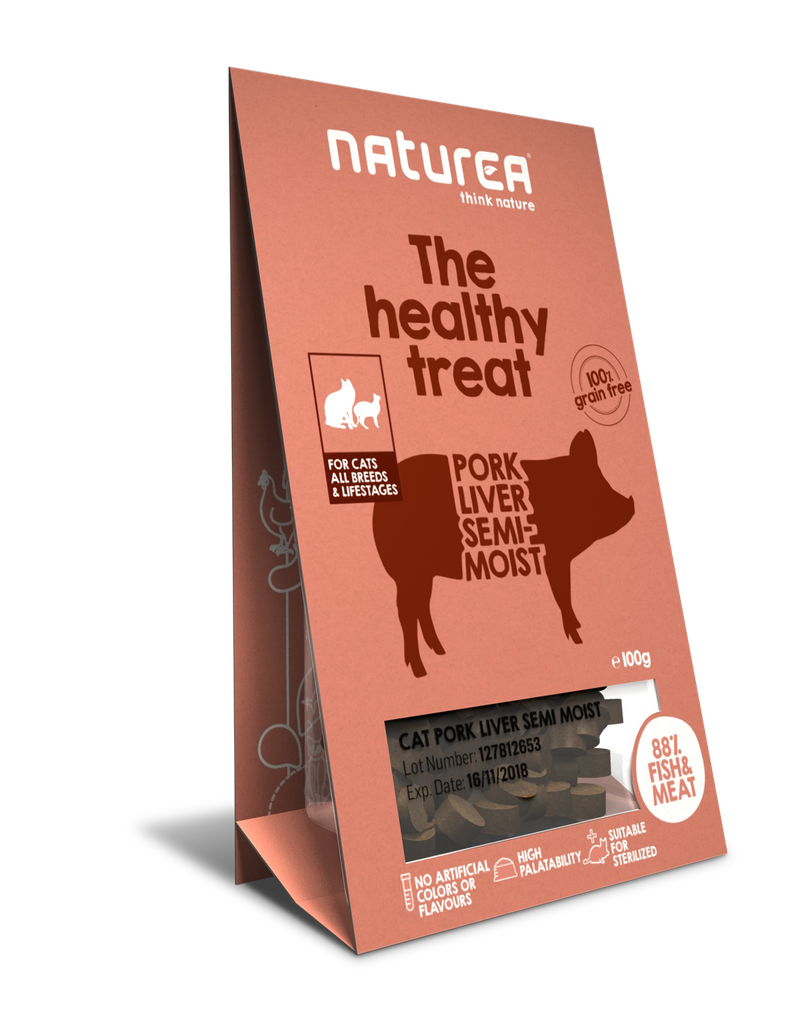 Treats Cat Pork Liver Semi-Moist